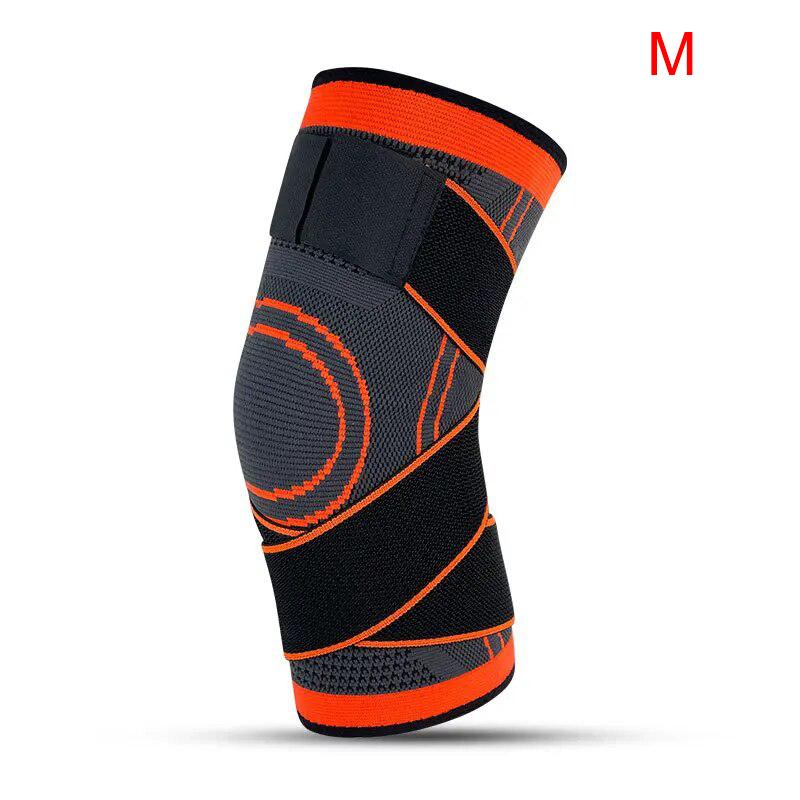 Knee Compressions Sleeve With Adjustable Straps Compression Bandage Protector Knee For Running Working Out Sport Wearing All Day