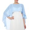 Sciarpa a scialle elegante con scollo a wrap e design facile da drappeggiare per donne, per banchetti, appuntamenti e occasioni casual e formali