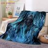 World of Warcraft Blankets Classic Game Blankets Art Printed Blankets Flannel Throw Blankets for Bed Sofa Party Kids Aldult Gift