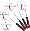 Car Oil Seal Puller Screwdrivers Set Long Pick Hook Set Gasket Puller Pick Tools for Removing Car Auto SealTools
