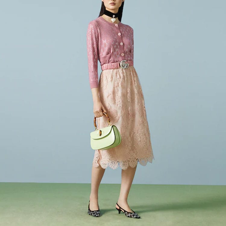 Gucci FW23 Knitwear Women's Pink 748884-XKDBL-6361
