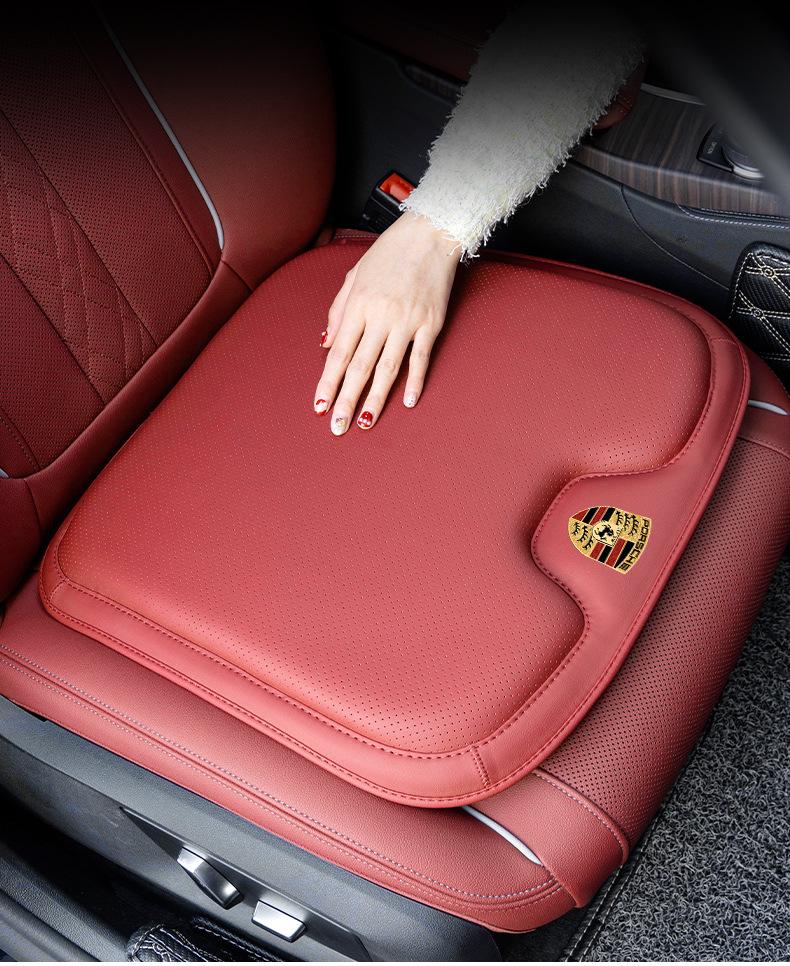 Porsche Sitzzubehör: Ganzjahres-Kissen & Lendenwirbelstützen für Cayenne, Macan, Panamera, 718