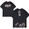 T-shirt en coton surdimensionné avec impression Anime Demon Slayer pour hommes et femmes Confortable Mode Street Y2K Tendance Été Harajuku