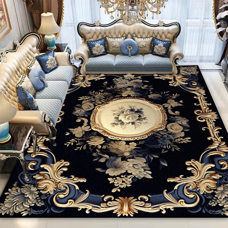 

Ковер Персия Большого размера для гостиной, роскошное украшение, ковры для зоны дивана 200x300 см, для дома, спальни, гардеробной, мягкий напольный коврик, нескользящий 60*90cm