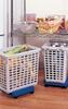 Sanko Plastic Rakugoro Large Caster Hand Beige Truck,