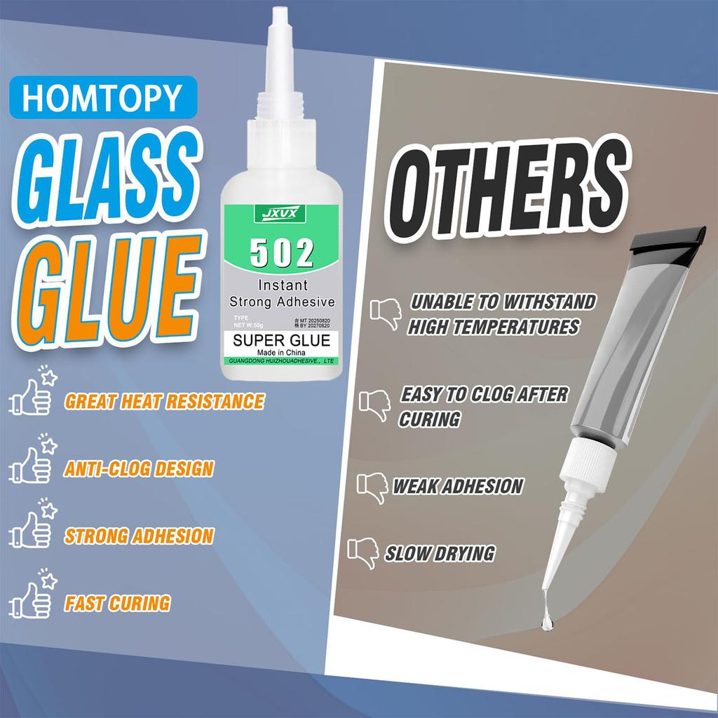 502 Super Glue Home Repair Kit – Factory Direct: Buy One, Get One Free – Instant Adhesive, All-Purpose Glue for Metal, Plastic, Glass and Wood