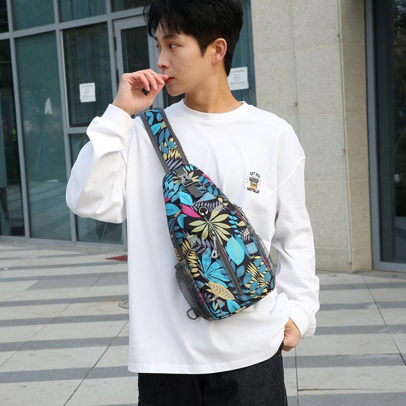 Borsa pettorale unisex Borsa portaoggetti semplice Borsa da viaggio leggera Borsa a tracolla piccola Borsa casual alla moda