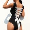 European and American Foreign Sex Underwear, Sexy Suspender One-piece Women's Back Strap Underwear