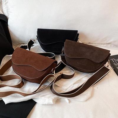 Bolsa Transversal Feminina Estilo Coreano com Alça Larga - Chic Retrô