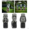 10 Inch Moai Monolith Garden Sculpture in Easter Island Resin