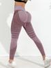 Seamless High-Waist Peach Lift Yoga Pants with Tummy Control