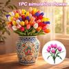9 Heads Simulation Flowers Floral Arrangement Flower Bouquet Fake Flower  Home Decoration