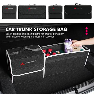 Car Foldable Felt Trunk Storage Bag Large Capacity Organizer Box Accessorie For Outlander Pajero Sport Lancer Eclipse