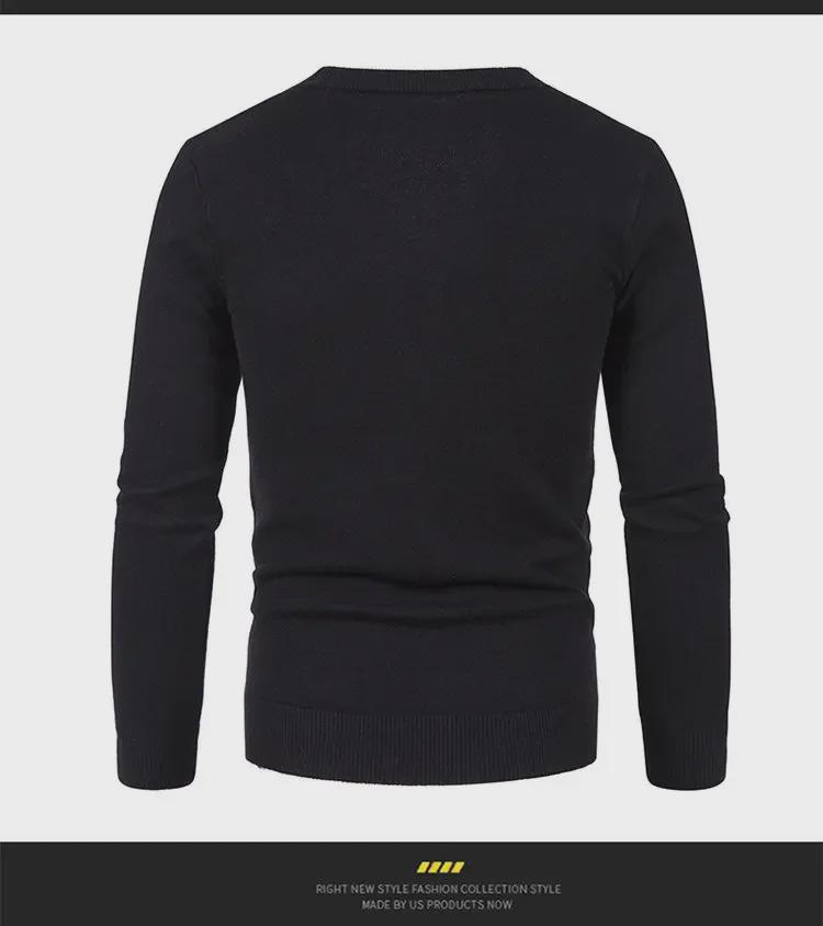 Men's Trendy Korean Style Knitted Cardigan for Spring and Autumn