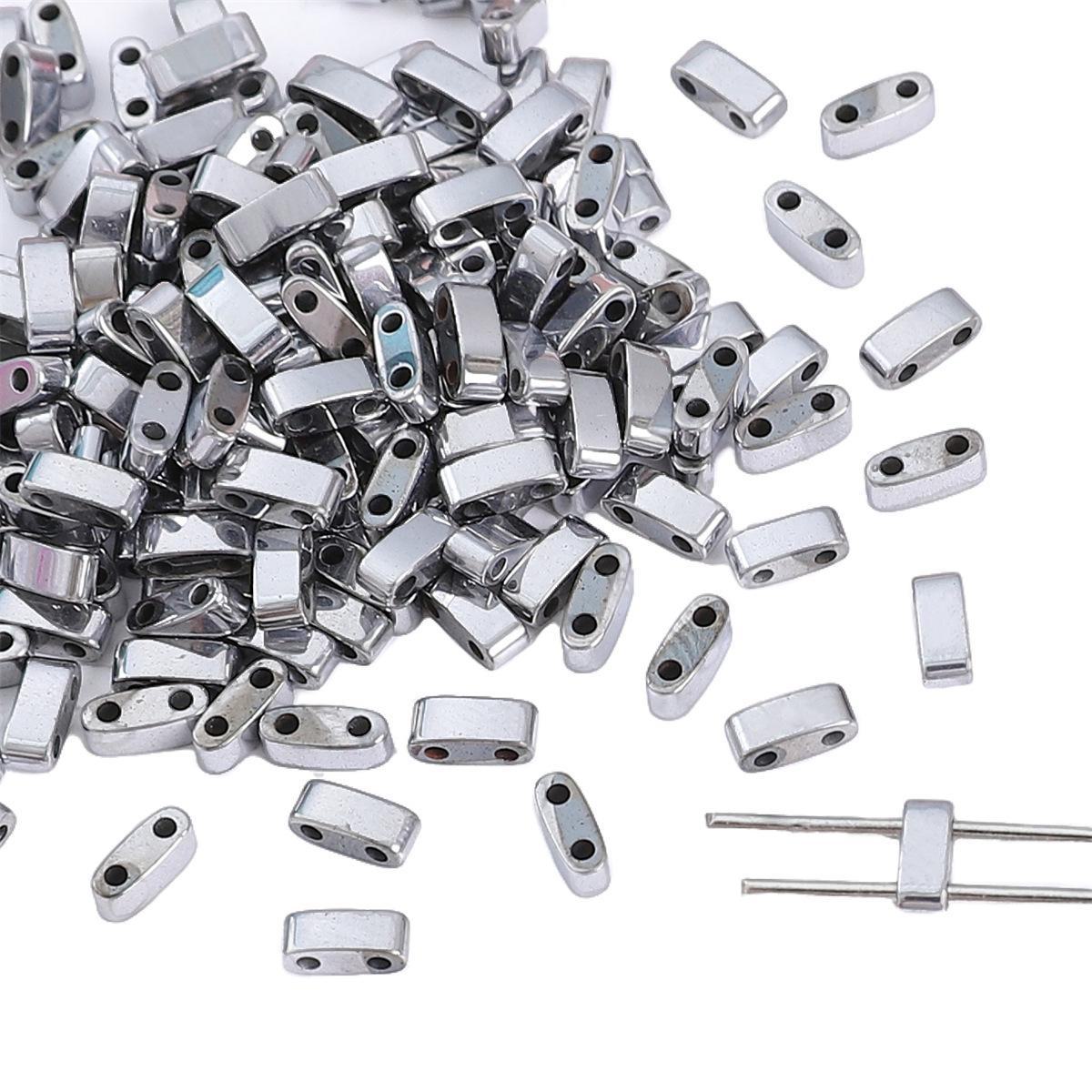 

Браслет из натуральных геометрических бусин из агата своими руками: Простые модные украшения K color, about 5x2mm, 20 pieces/pack белый