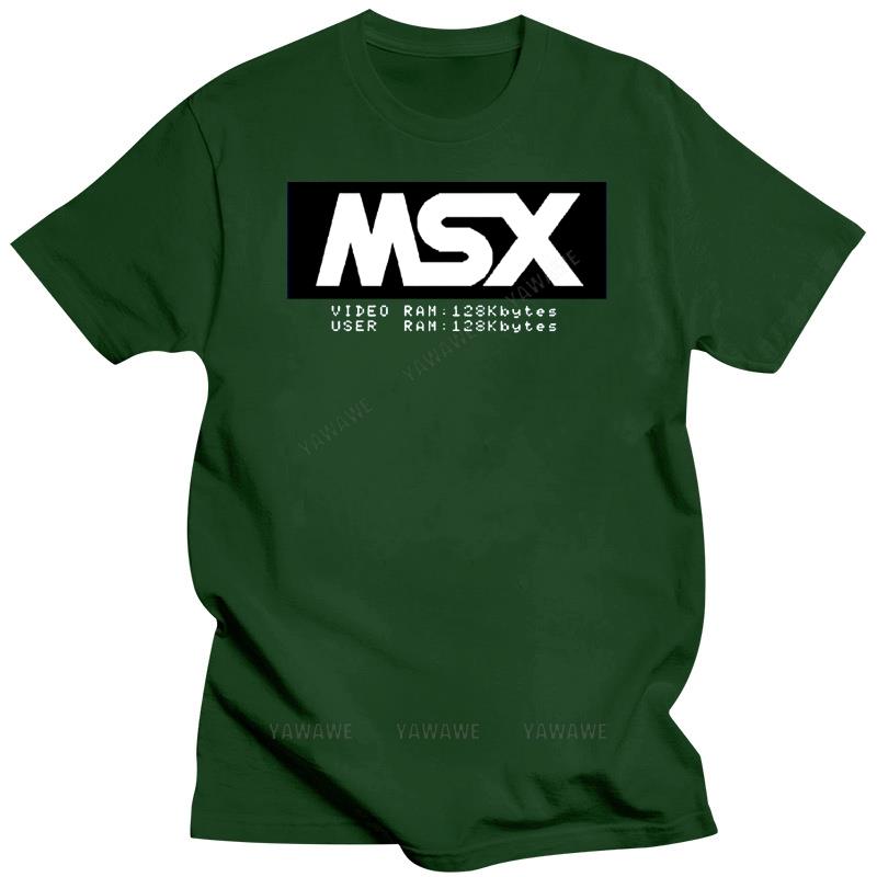 Schwarzes T-Shirt für den Sommer Marken-T-Shirt Herren-T-Shirt MSX-Computer Booten T-Shirts Damen-T-Shirt Teenager-T-Shirt Mode-Top