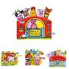Lakarose Baby Tail Cloth Book 3d Sound Paper Tear-resistant Early Education Book For Newborns