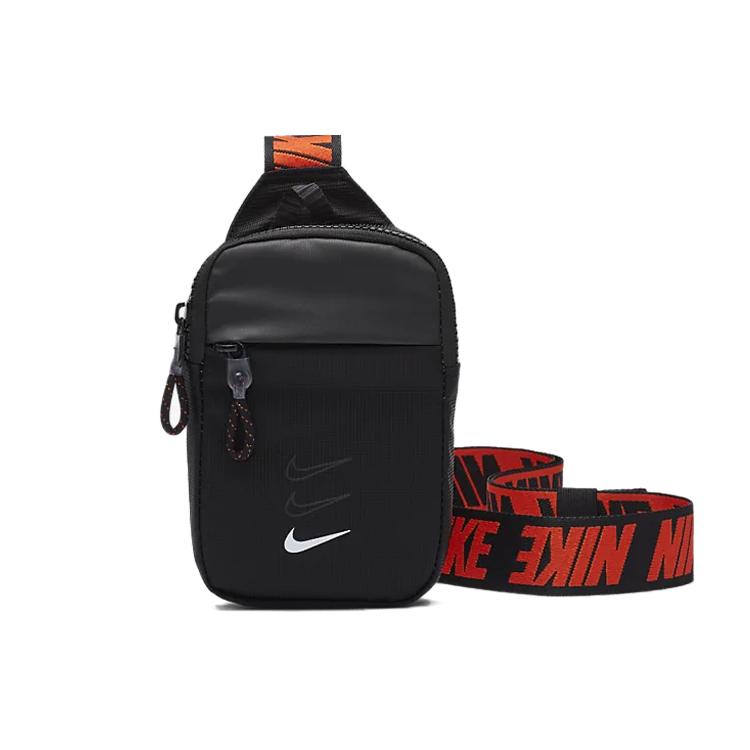 Nike Polyester Crossbody Bag Sling Bag Regular Unisex Black (Unisex) Sling Bags BA5904 010