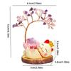 Creative Design Natural Crystal Crystal Tree Colorful Gravel Fortune Cat Fortune Tree Christmas Gifts