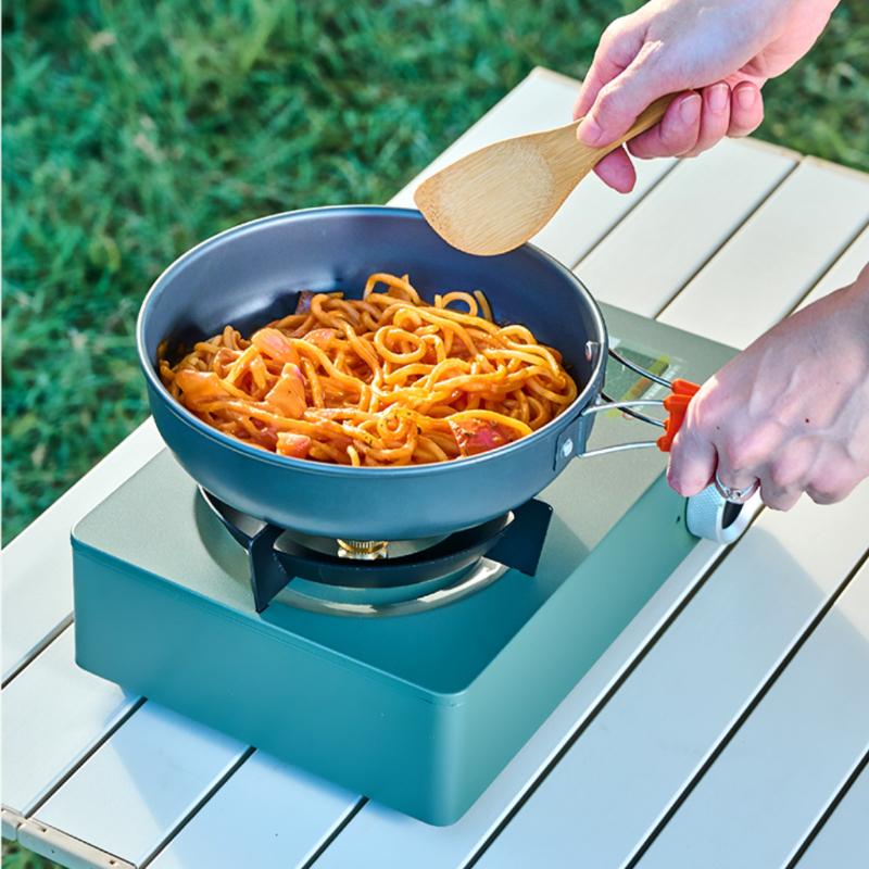 Outdoor Camping Card Type Stove Energy Gathering and Gas Saving Strong Fire Card Magnetic Stove Portable Picnic Gas Stove