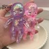 Baby Doll Squeeze Toy Glitter Babies Stress Relief Toy Clear Soft Stretchy Reliever Fidget Relaxing Gift for Adults Kids Party Favors Transparent