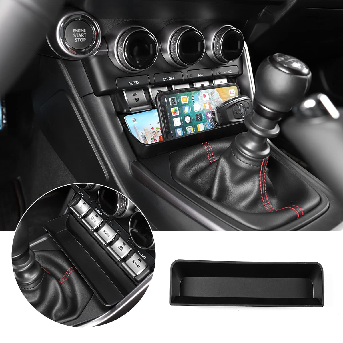 

DIYUCAR Subaru BRZ / Toyota 86 2022 Compatible Car Gear Storage Box Small Item