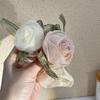 For Women Ponytail Holder Rose Flower Hair Scrunchies Women Hair Ring Korean Style Hair Rope
