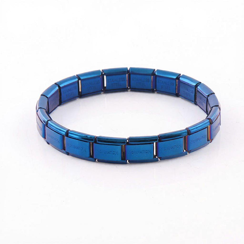 Italian Charm Bracelet Unisex 316 Stainless Steel Removable Starter Modular Jewelry Trendy Anniversary Gift Link Bracelets