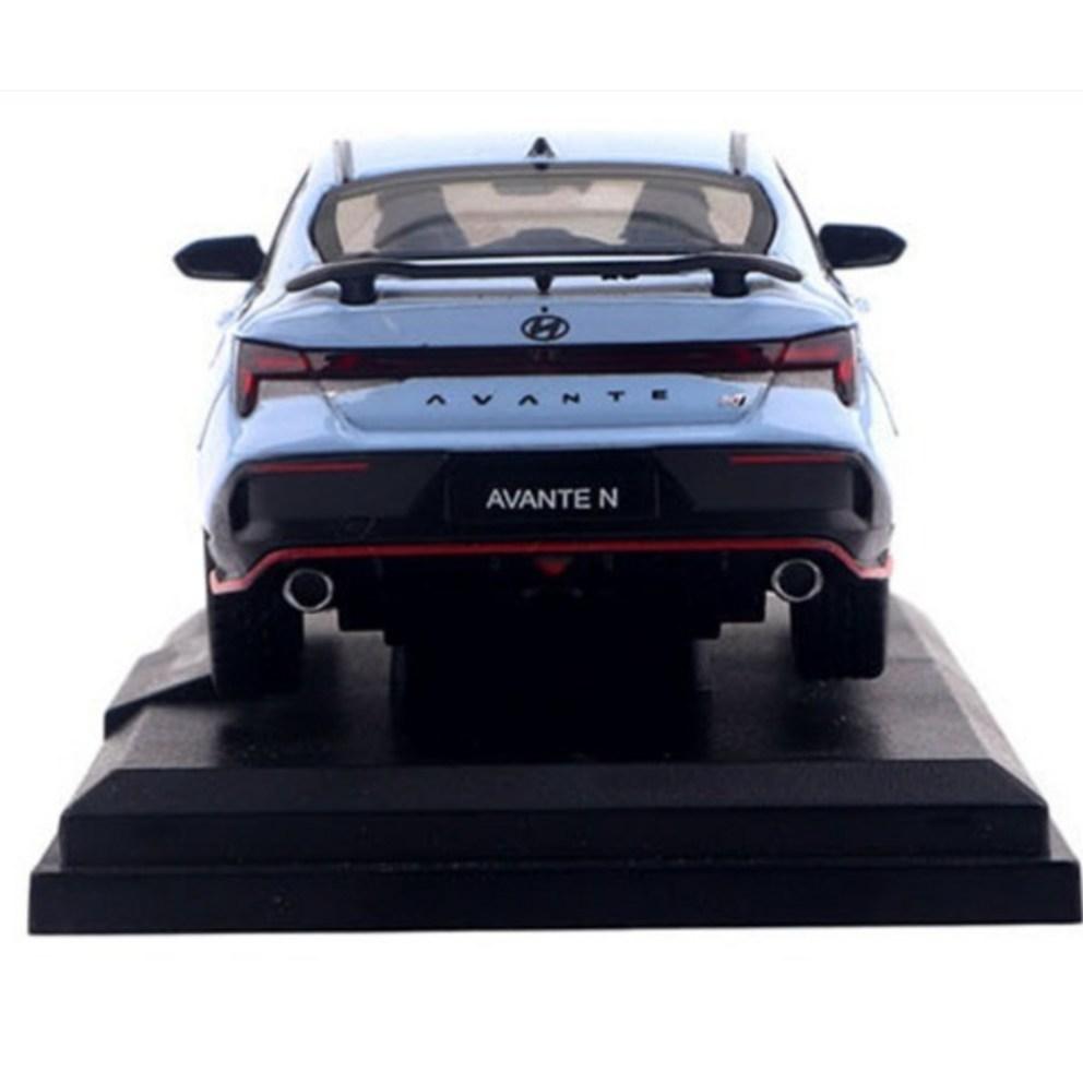 1:38 Hyundai Avante N PE Model Samochodu Die-cast z Zestawem Stojaka