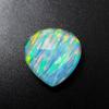 Lab-Created Opal Loose Gemstone Boulder Pear Cut 10.30 Ct Multi Color October Birthday Birthstone