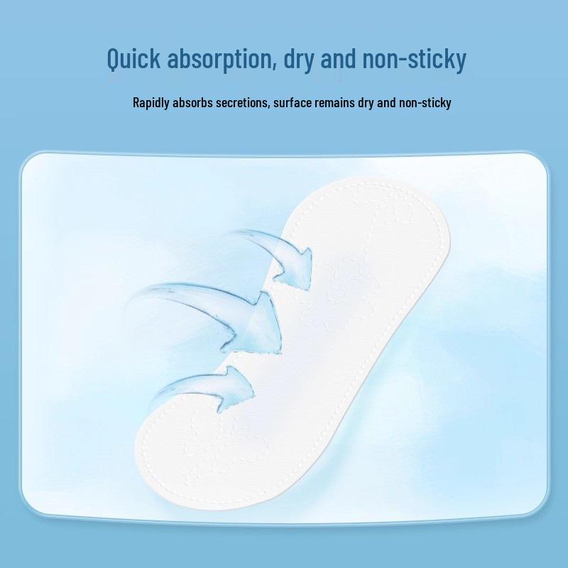 Bei Shun Soft Cotton Liner: Ultra-thin, Breathable, Skin-friendly, Seamless 155mm Sanitary Napkins, 6 Boxes for Daily Use.
