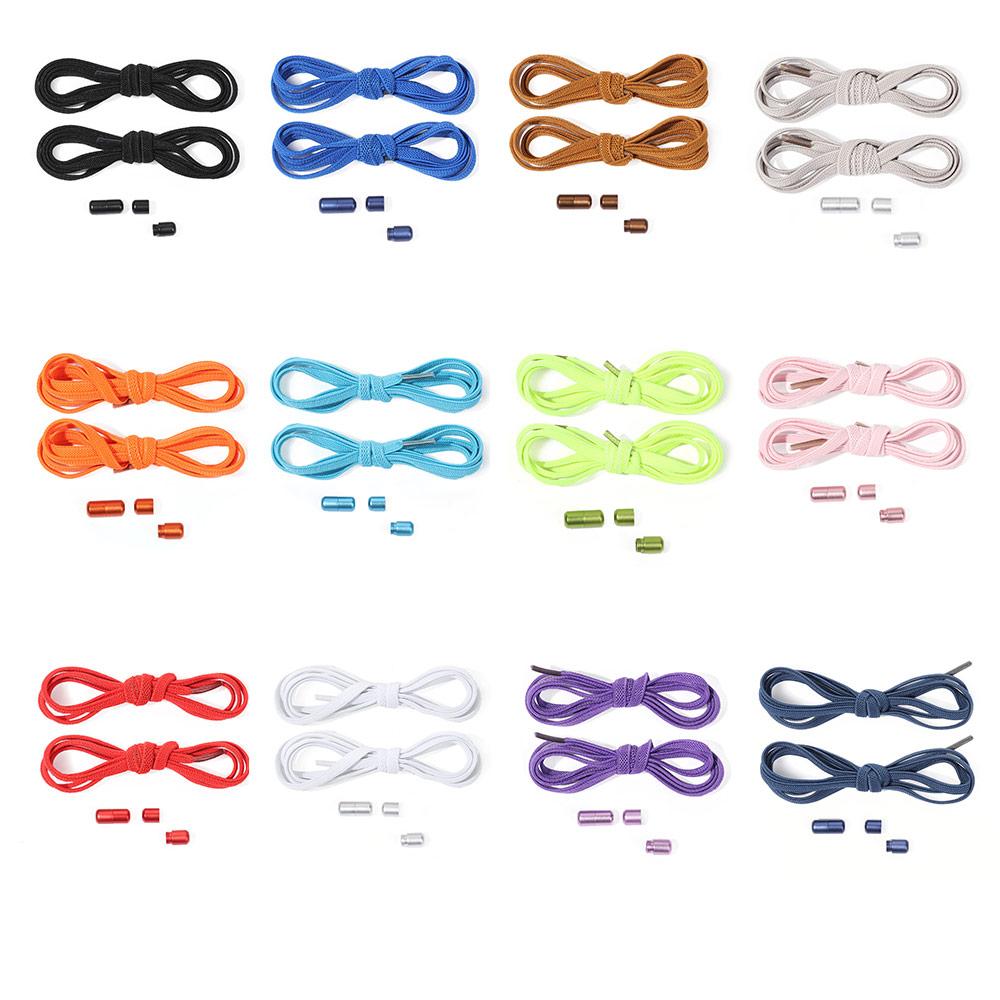 Sports Sneakers for Kids Adult Sneakers Shoelace No Tie Shoelaces Elastic Lock Quick Lazy Laces