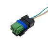 3 Pin Car Rail Pressure Sensor Connector 1.6 HDI Water Temperature Sensor Camshaft Position Sensor Plug for Peugeot Citroen Mass Air Flow 3