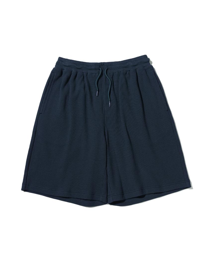 Code Graphy Waffle Layered Setup Shorts_Navy