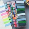 10 Color 400Pcs Of European Vintage Fluorescent Pet Transparent Marked Ten Mixed Colors For Organization Recording Suitable