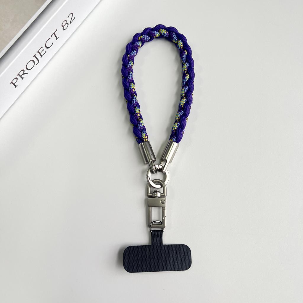 Creative Hand-Woven Mobile Phone Lanyards, Wristbands, Short Rope Strings, Pearl Jewelry, Pendants, Safety Anti-Loss Ropes