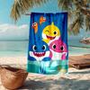 Ultra-Soft Beach Towel with Shark Theme,Ideal for Pool - Camping, Diving - Perfect Travel Essential, Vibrant Beach Towel.