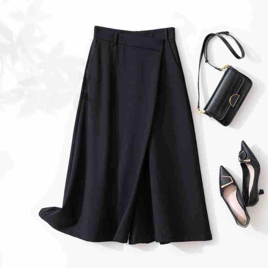 

2025 Spring Asymmetrical Light Luxury Women s Skirt Pants XXL