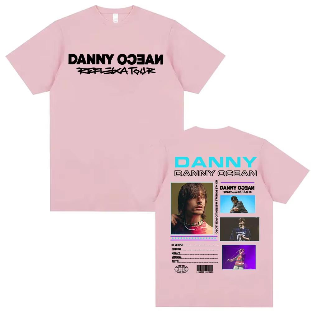 

Danny Ocean 2026 Reflexa Tour 2026 Concert T Shirt Mens Clothing Hip Hop Pop Music Tee Shirt pure Cotton Cozy Shortsleeved top 4XL
