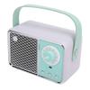 Small Retro Bluetooth Speaker Cute Vintage USB Rechargeable Portable Wireless Bluetooth 5.1 Speaker for Kitchen Bedroom