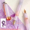 2026 Limited Edition Sakura Pink! JINHAO 82 Plus Fountain Pen Rose Clip Rose Scarf Pattern Nib Office School Supplies Stationery
