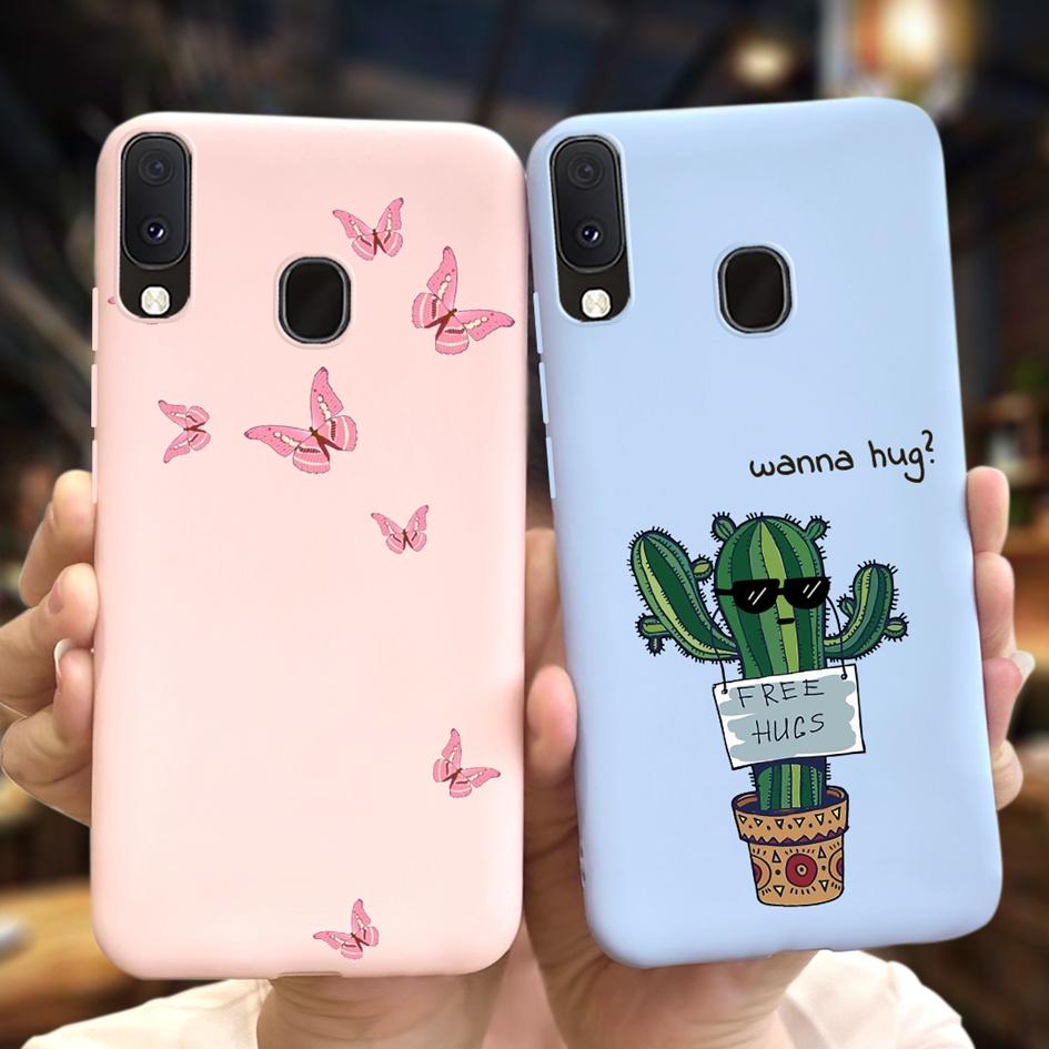 Bunte Blumen Hülle Für Samsung Galaxy A20 A20S A20E Hüllen Silikon Rückseite Weiche Fundas Für Samsung A20 S A207F A 20 E Coque