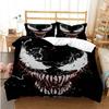 Venoms Set di biancheria da letto Copripiumino Set di letto Copripiumino Federa Trapunta King Queen Size Ragazzi Set di biancheria da letto per adulti