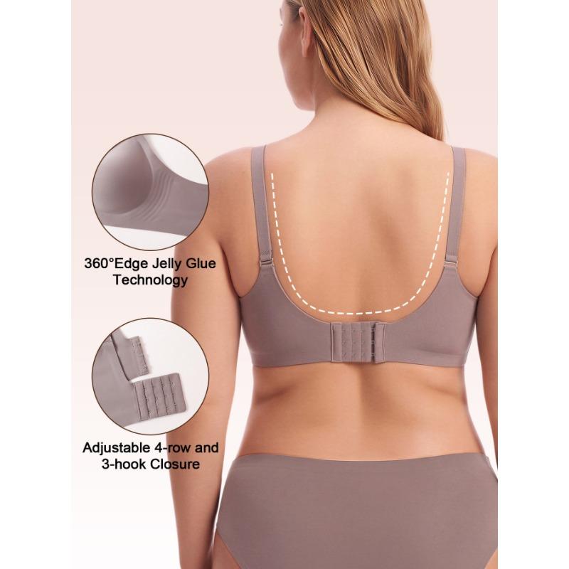 Plus Size Seamless Wireless Nursing Bra Soft Support Comfortable Bra For Women