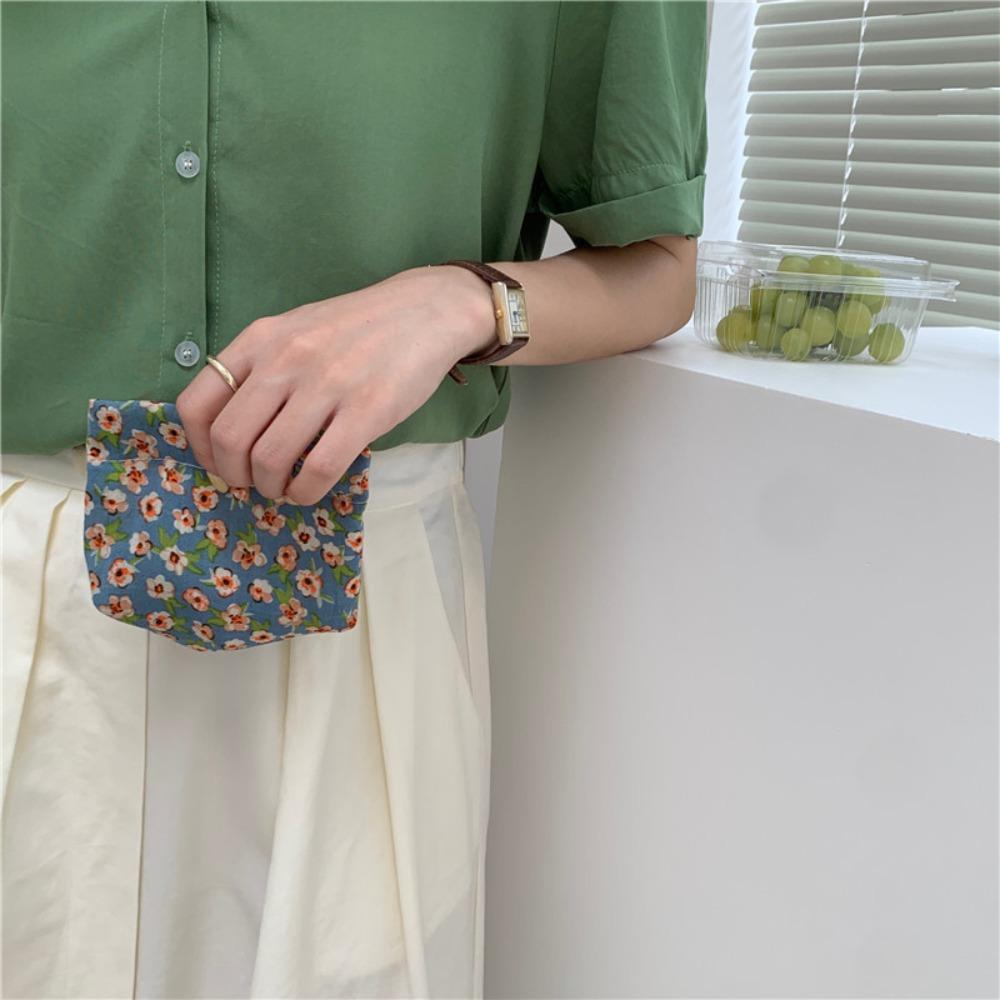 

Bag Small Item Bag Leaf Spring Bag Coin Purse Lipstick Cosmetic Bag Women Change Storage Bag