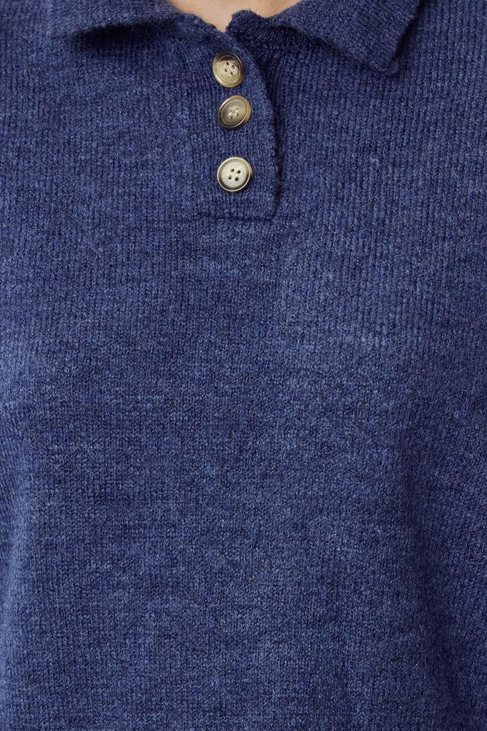 Women's Elegance Style Sweater Stone Soft Textured Basic Knitwear Sweater