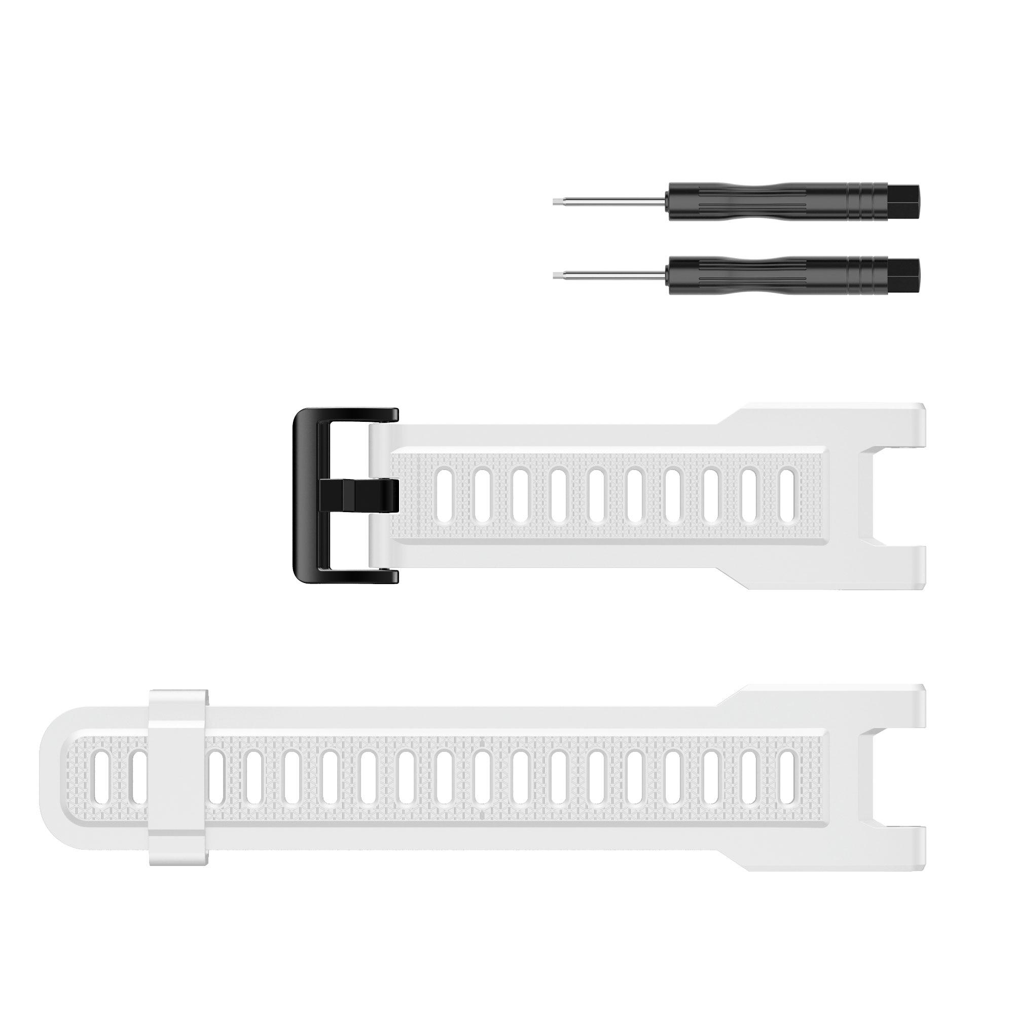 

Мягкий силиконовый ремешок для браслета Huami Amazfit T-REX, сменный спортивный ремешок для часов Xiaomi Huami Amazfit T rex Pro for Amazfit T-REX / T-REX Pro белый