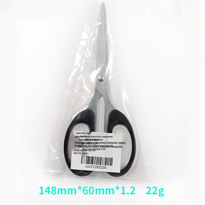 Compact Stainless Steel Scissors for Office, Paper, Bangs, Thread, and Craft Cutting