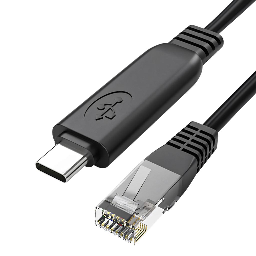 Highly Speed USB C To RJ45 Ethernet Cable 1000Mbps Speed For Gaming Streaming Not Needed Driver Compactly Design