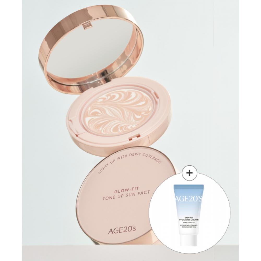 

Age 20 S Glow Fit Tone Up Sunpact Spf50+ Pa++++ + Бесплатный солнцезащитный крем 15 мл NONE